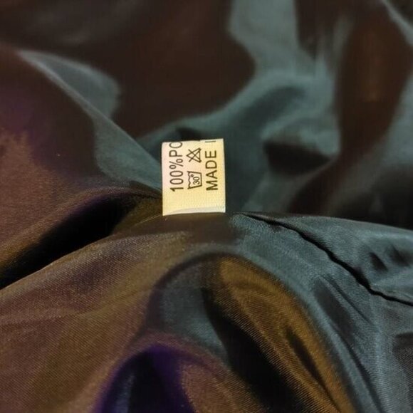 Black Faux Fur Fluffy Shaggy Coat Jacket Size Large - Picture 8 of 11